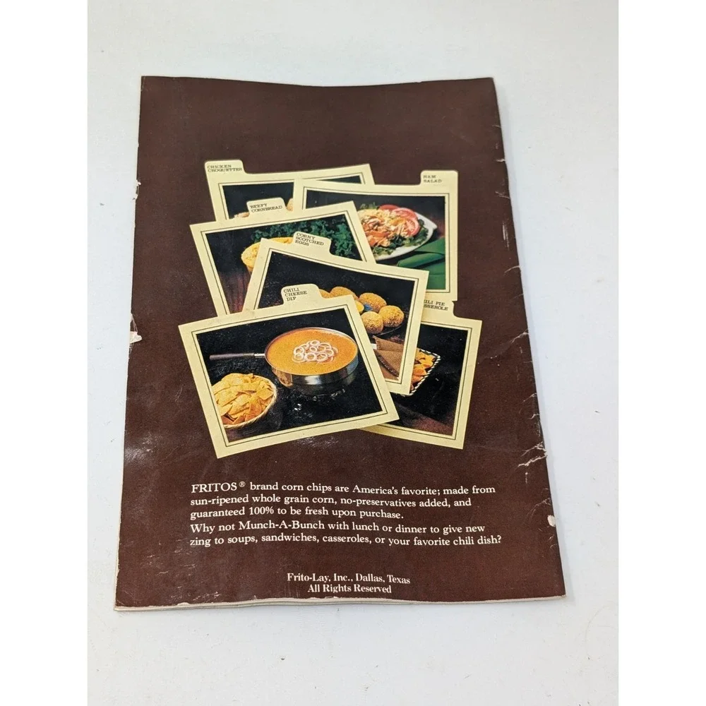 Vintage Fritos Cookbook Paperback 1979 Corn Chips 1970s Food